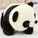 Cute Stuffed Black and White Panda Plush Animal Soft Toy Teddy Bear